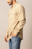 Kimes Ranch - Men's Long Sleeved Shirt Smalls (Tan)