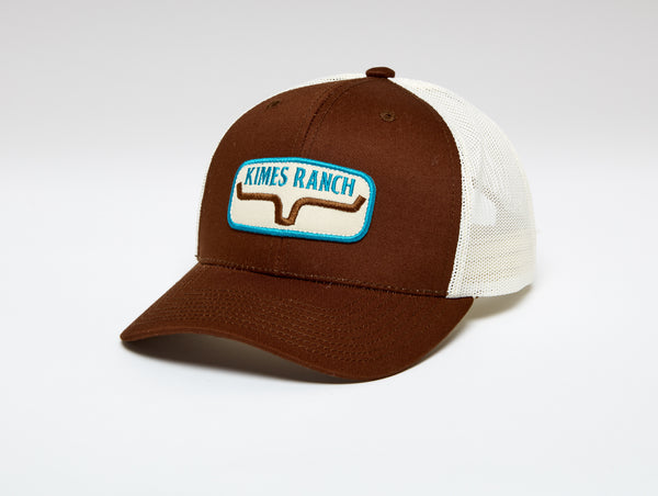 Kimes Ranch Rolling Trucker Cap - Brown