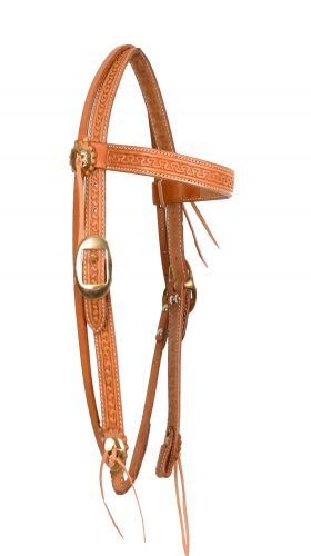 Heavy Duty Leather Browband Headstall