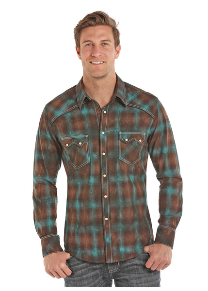 Rock & Roll Cowboy - Long Sleeved Shirt (B2S8007)