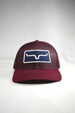 Kimes Ranch All Mesh Trucker - Burgundy