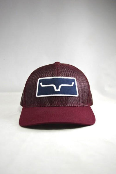 Kimes Ranch All Mesh Trucker - Burgundy