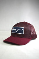 Kimes Ranch All Mesh Trucker - Burgundy