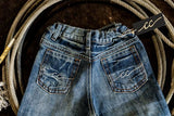 CC Western Boy's Jeans - Relaxed Fit Medium Wash