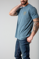 Kimes Ranch Tee - Shielded Trucker Indigo