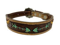 Dog Collar - Painted Arrow & Sunflower