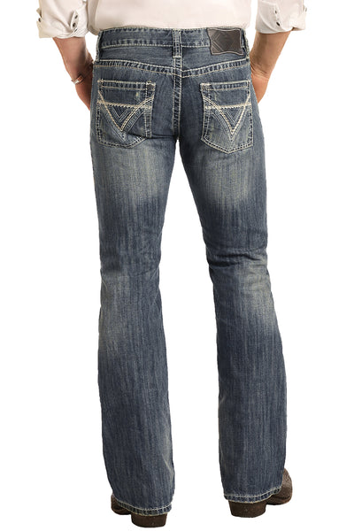 Rock & Roll Men's Jeans - Regular Fit Straight M0P2602