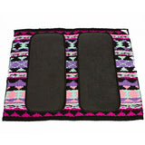 Ortho Equine Saddle Blanket - Riverland Pink & Seafoam