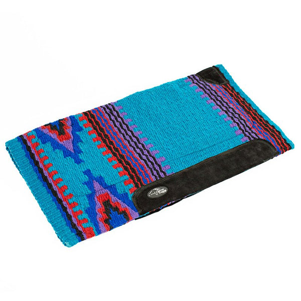 Ortho Equine Saddle Blanket - Firecracker Teal Multi