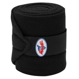 Professional's Choice Polo Wraps - Black 4 Pack