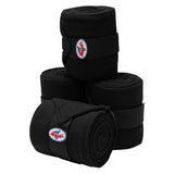 Professional's Choice Polo Wraps - Black 4 Pack