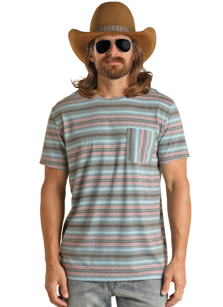 Dale Brisby Tee - Pin Stripe