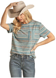 Dale Brisby Tee - Striped Caribbean (RRUT21R0J8)