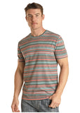 Dale Brisby Tee - Multi Striped (RRUT21R0JD)