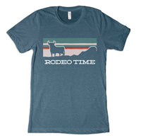 Dale Brisby - Sunset Rodeo Time Tee Teal