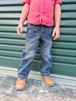 CC Western Boy's Jeans - Relaxed Fit Medium Wash