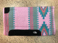 Ortho Equine Saddle Blanket - Firecracker Lavender & Turquoise