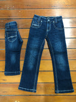CC Western Boy's Jeans - Classic Fit Dark Wash