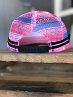 The Cowboy's Closet Cap - Black/Pink Aztec