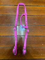 Nylon One Ear Headstall - Pink