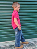 CC Western Boy's Jeans - Relaxed Fit Medium Wash