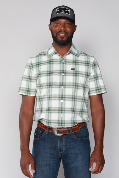 Kimes Ranch - Short Sleeved Shirt (Matador Plaid Green)