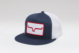 Kimes Ranch Cap - Banner Ventilated Navy/White